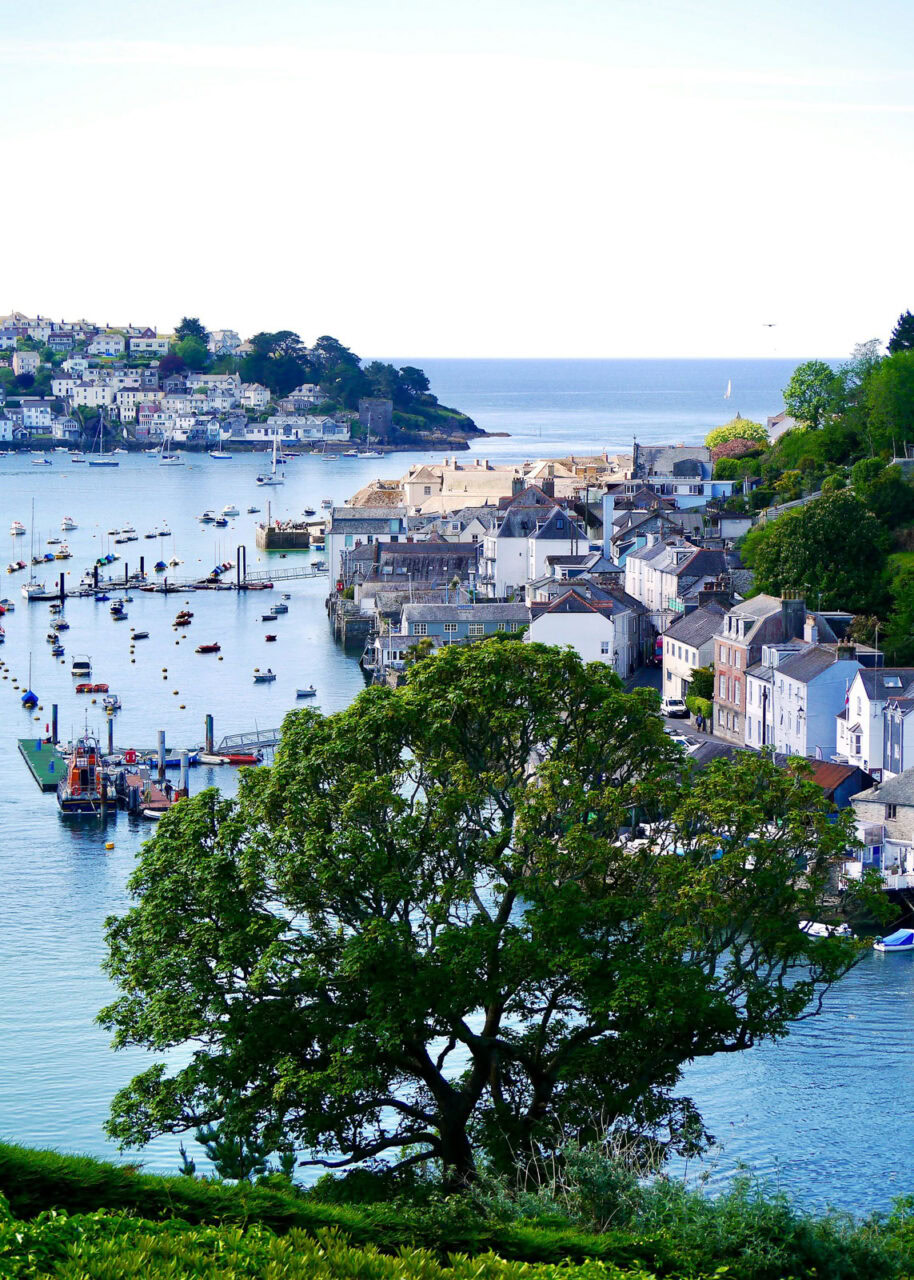 Fowey in Cornwall, UK