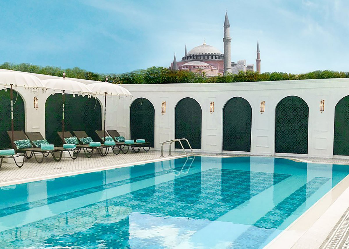 Sura Hagia Sophia pool - boutique hotel in Istanbul